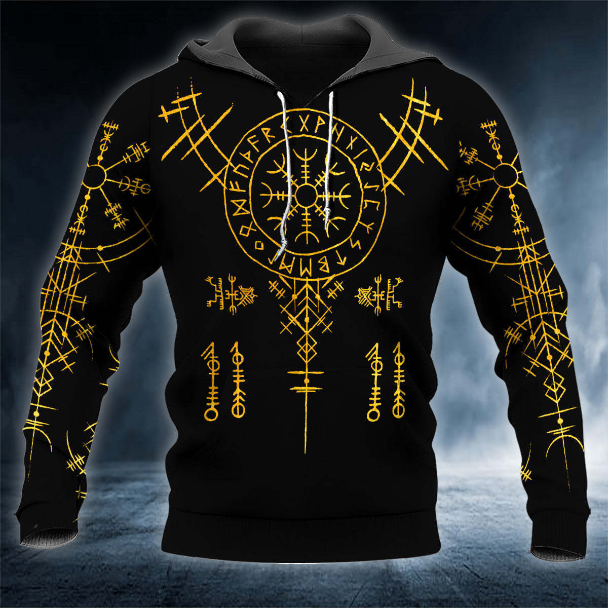 Viking Rune Tattoo Pattern European And American Men