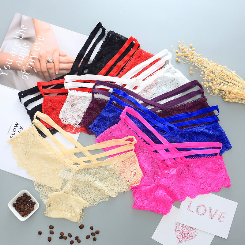 Rose jacquard briefs