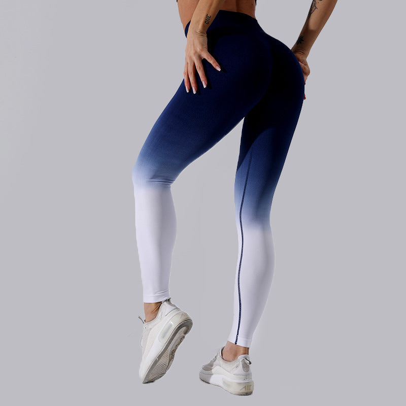 Hip-lifting moisture wicking yoga pants