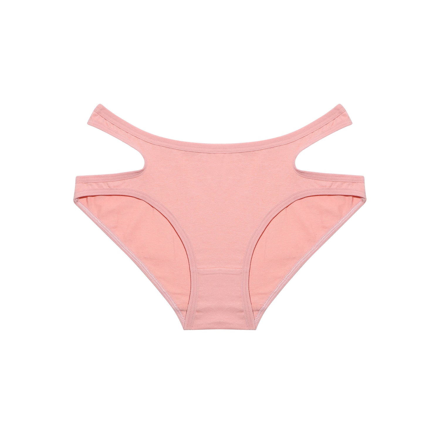 Cotton Briefs Women's Solid Color Waist Hollow Underwear