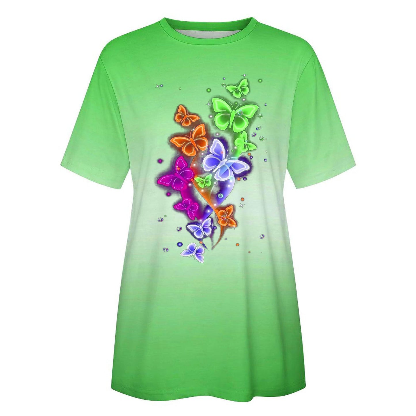 Women's Patchwork Printed Clover Top
