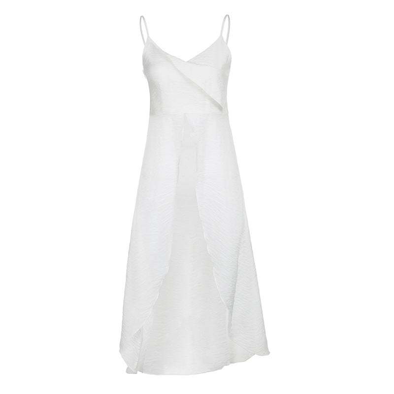 Cross V-neck Sleeveless Top Spicy Girl Personality