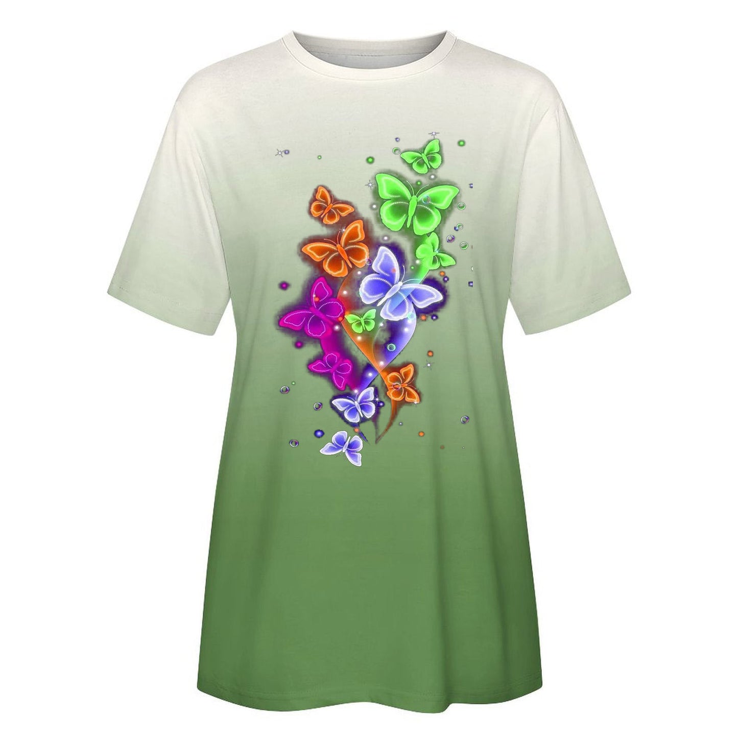 Women's Patchwork Printed Clover Top