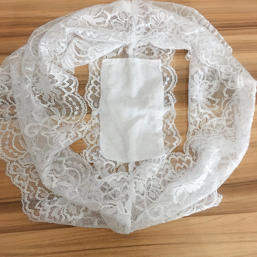 Women's Plus Size Sexy Lace Boxer Briefs