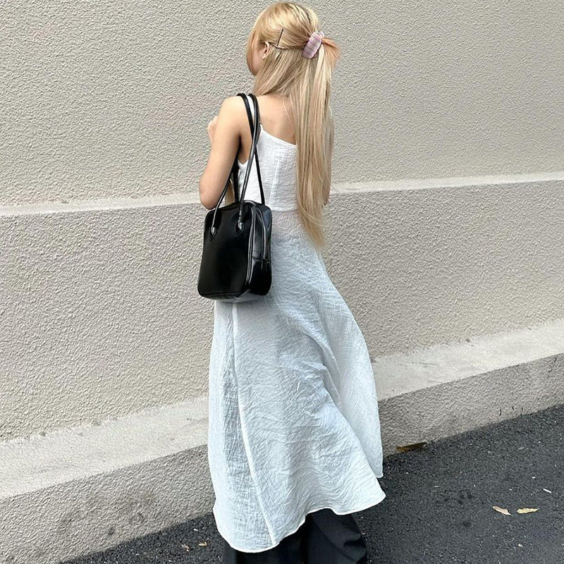 Cross V-neck Sleeveless Top Spicy Girl Personality