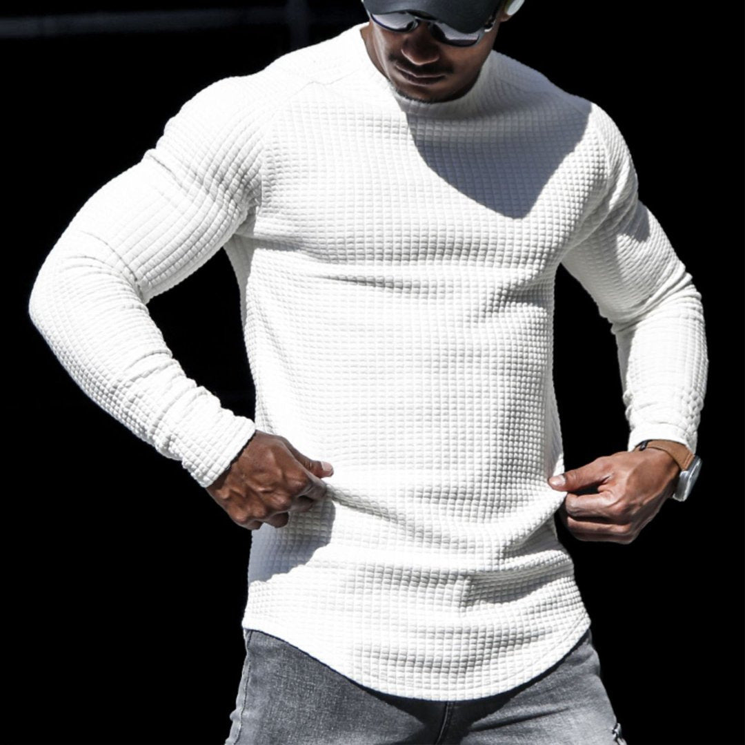 3D Printed Men's Street Long Sleeve Sports T-Shirt Top