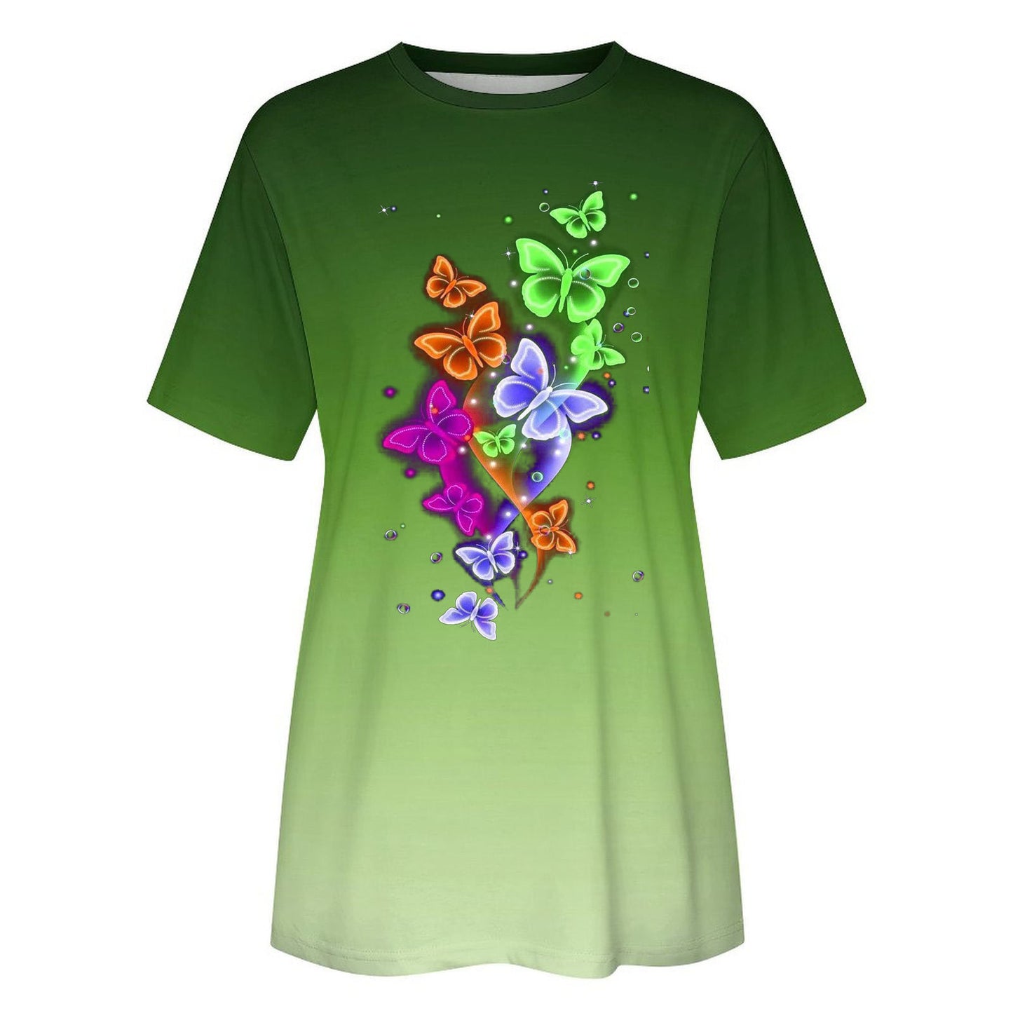 Women's Patchwork Printed Clover Top