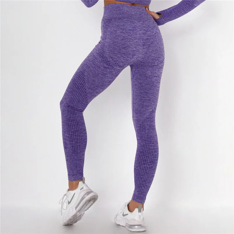Rooftrellen 10%Spandex Seamless Leggings Women Fitness Leggings For Women Jeggings Sportswear Femme High Waist Exercise Leggings