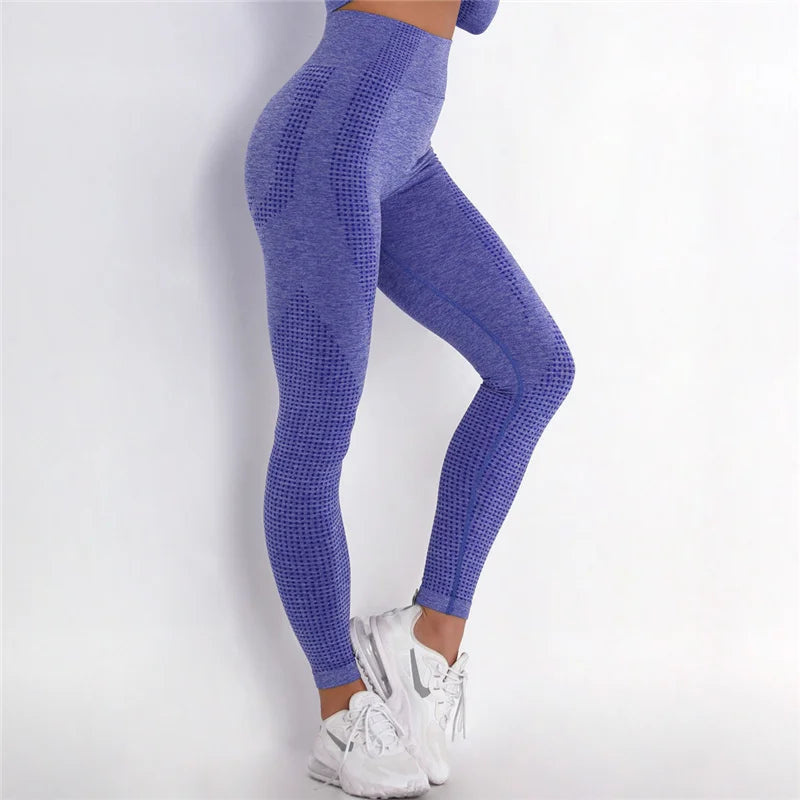 Rooftrellen 10%Spandex Seamless Leggings Women Fitness Leggings For Women Jeggings Sportswear Femme High Waist Exercise Leggings