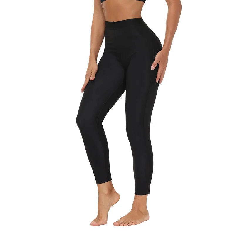 Women Thermal Leggings Workout Sauna Pants Body Shaper Sweat Shapewear Weight Loss Slimming Leggins Waist Trainer Thigh Trimmer