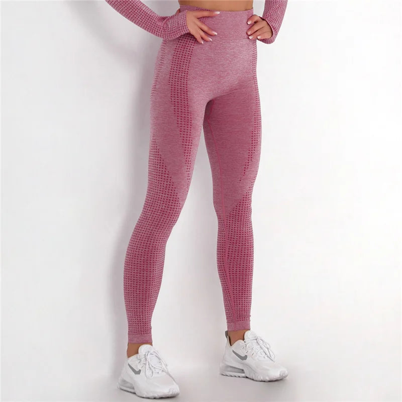 Rooftrellen 10%Spandex Seamless Leggings Women Fitness Leggings For Women Jeggings Sportswear Femme High Waist Exercise Leggings
