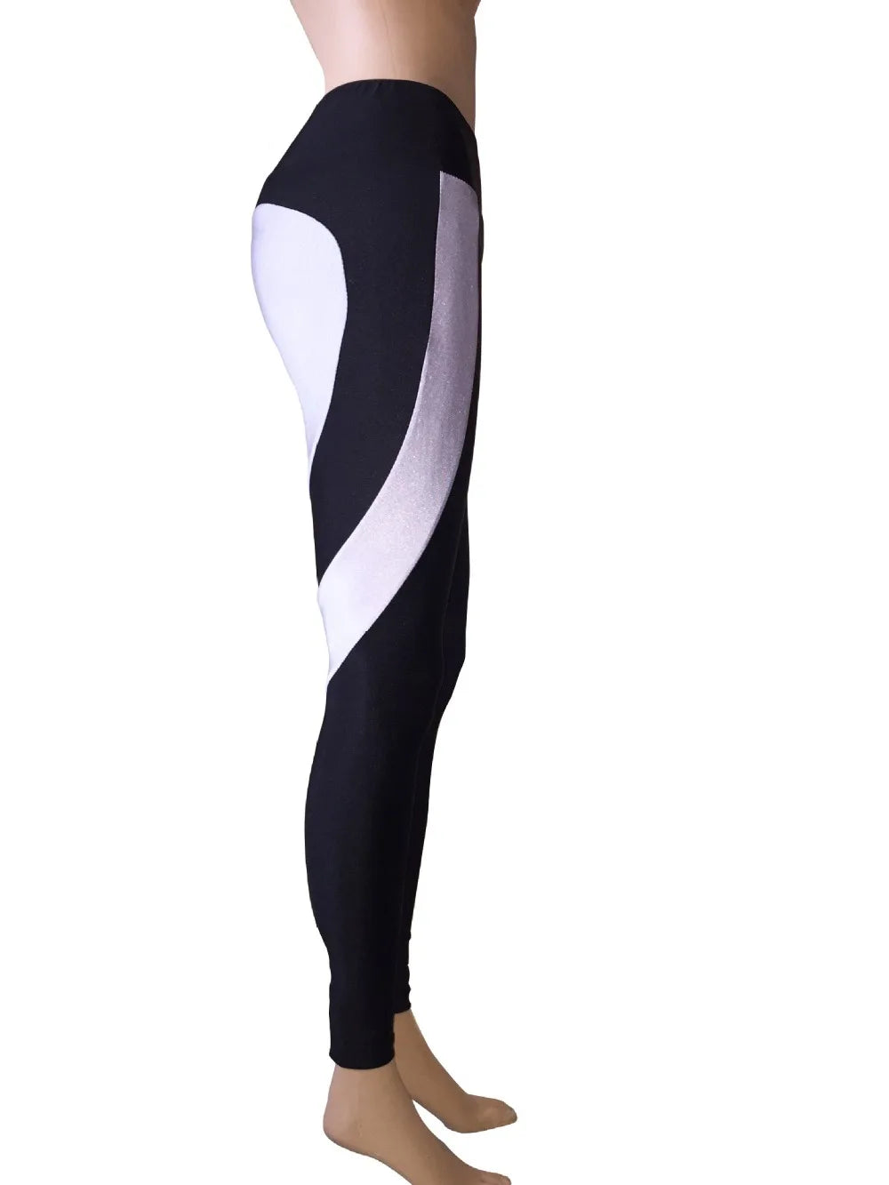 Women Red Heart Printed Leggings Fashion Polyester Ankle-Length Pants High Waist Push Up Sportwear Female Leggings