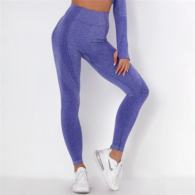Rooftrellen 10%Spandex Seamless Leggings Women Fitness Leggings For Women Jeggings Sportswear Femme High Waist Exercise Leggings