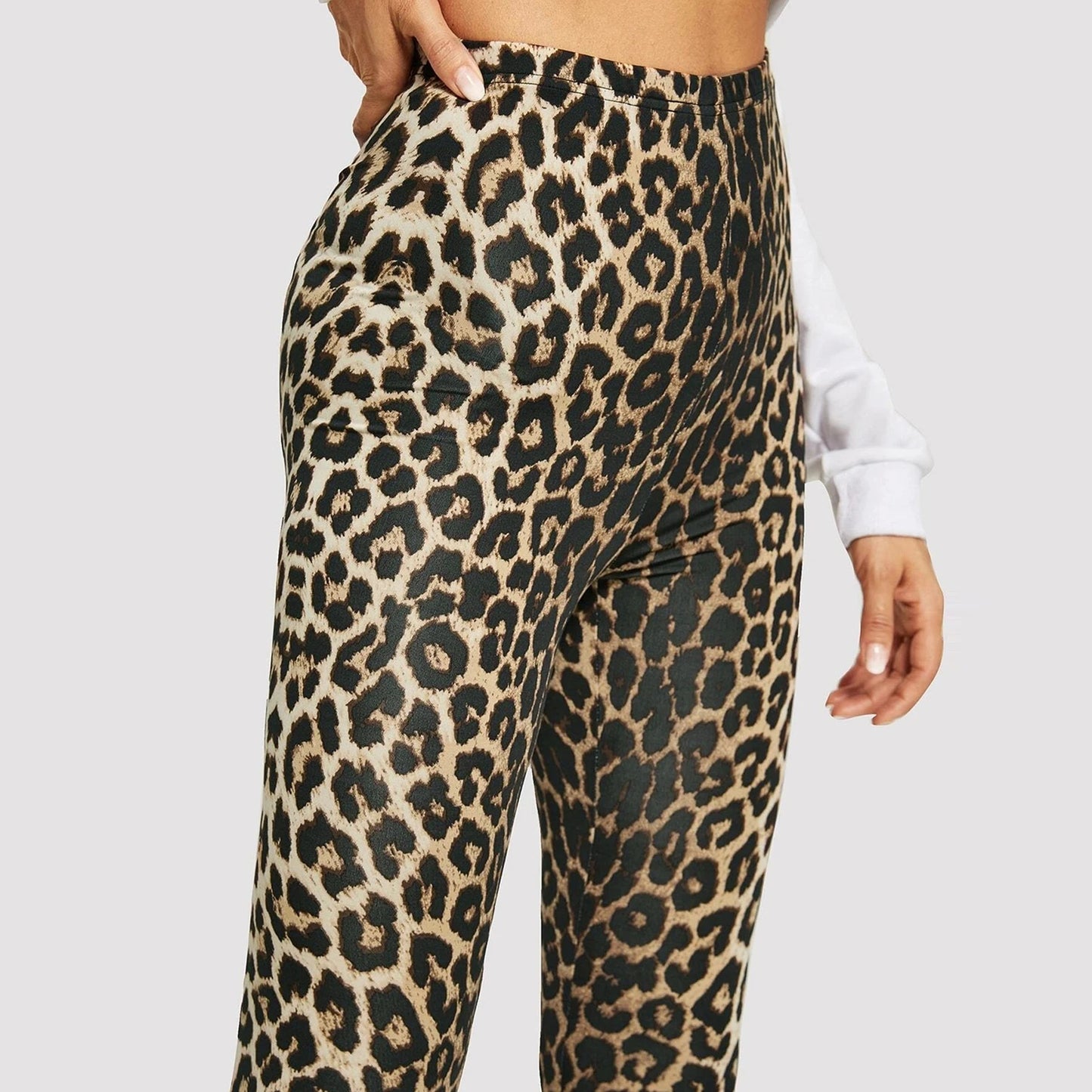 Leopard Print Leggings Women's High Waisted Yoga Pants Fitness Push Up Leggins Sexy Skinny Female Gym Clothes Sport Tights New
