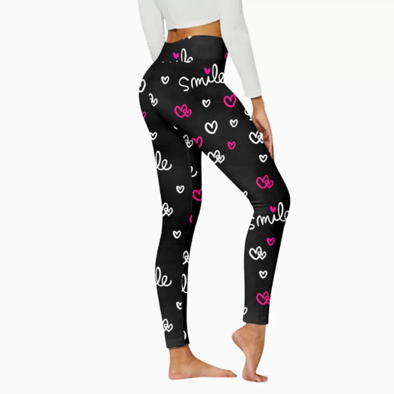 New Sports Leggings Women 3D High Waist Leggings Thin Fitness Pant Push Up Legging Sports Pants Gym Workout Tights