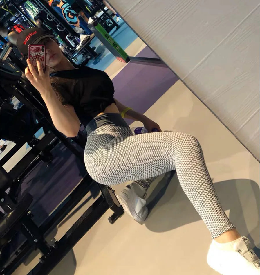 Woman Open Crotch Leggings Sexy with Hidden Zippers Skinny Fishnet Sport Crotchless Pant Elastic Push Up Panties Hot Outdoor Sex