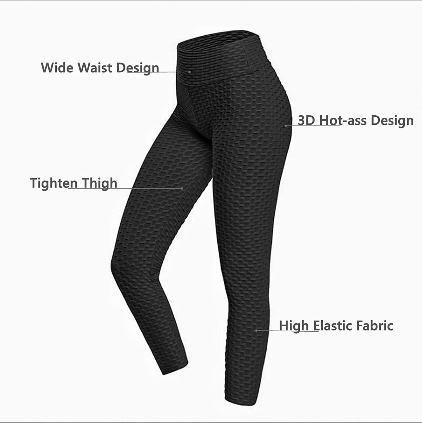 Butt Crack Booty Leggings Women Anti Cellulite Seamless Leggins Push Up High Waist Peach Lift Sports Yoga Pants Fitness Tights