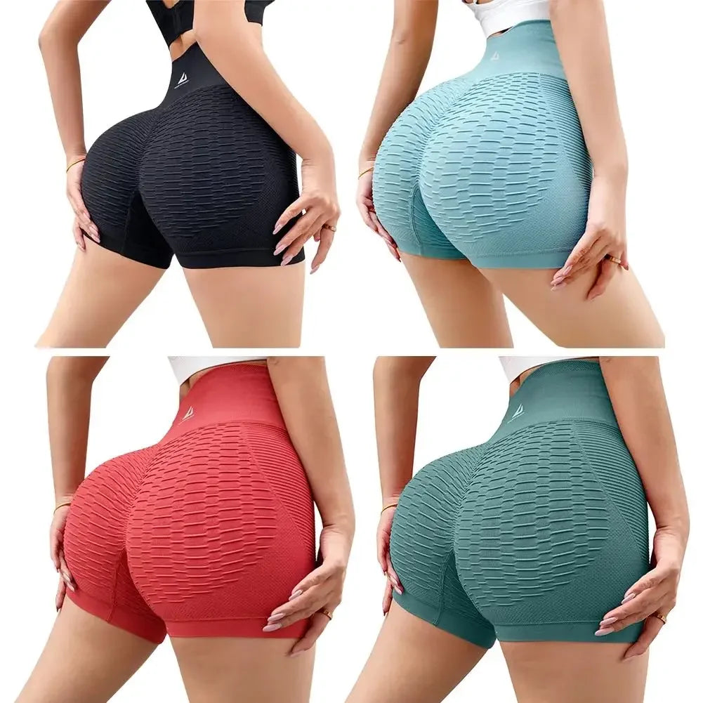 Women Sport Shorts High Waist Push Up Booty Workout Short Sexy Tummy Control Yoga Tights Seamless Fitness Hip Lifting Sportswear