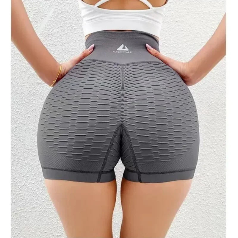 Women Sport Shorts High Waist Push Up Booty Workout Short Sexy Tummy Control Yoga Tights Seamless Fitness Hip Lifting Sportswear