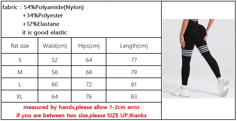Women V Back Line Leggings Gym Fitness Athletic Workout Elastic Leggins Butt Lifting Yoga Pants Sports Training Tights S-XL