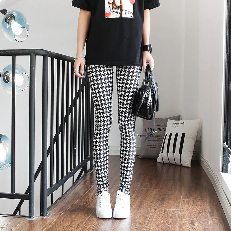 DOIAESKV Spring Autumn Fashion Leggings Sexy Casual Colorful Leg Warmer Fit Most Sizes Leggins Pants Trousers Women's Leggings