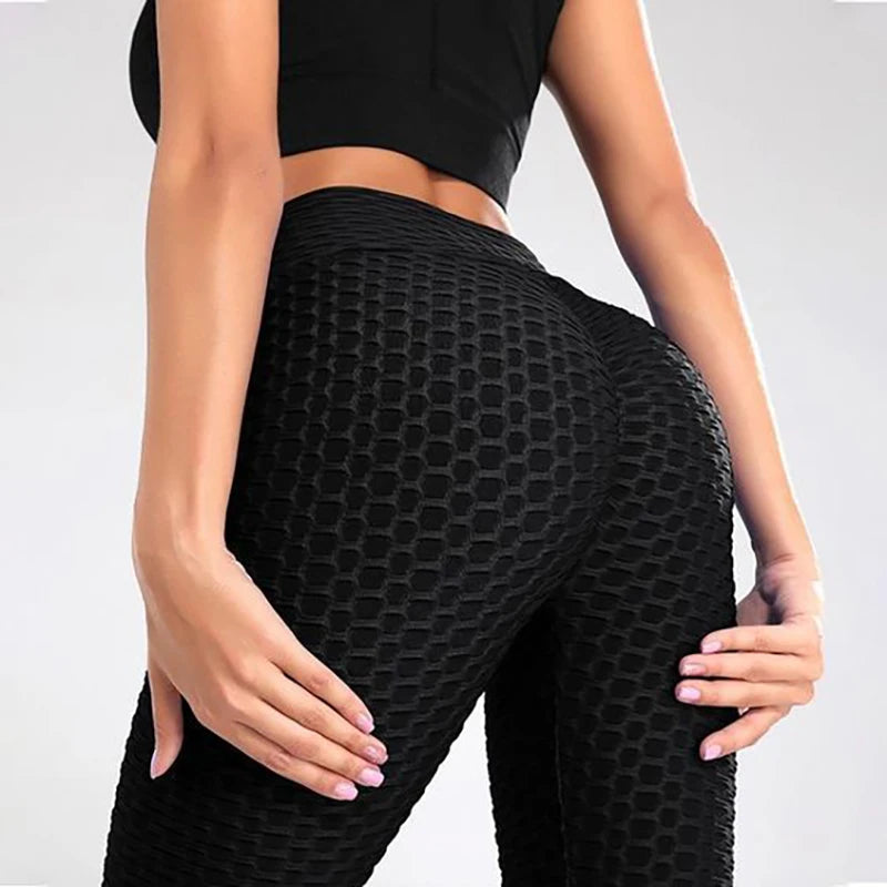 Butt Crack Booty Leggings Women Anti Cellulite Seamless Leggins Push Up High Waist Peach Lift Sports Yoga Pants Fitness Tights