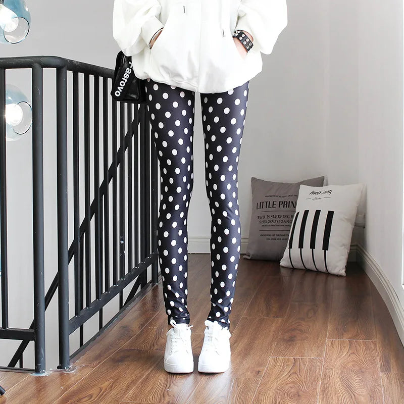 DOIAESKV Spring Autumn Fashion Leggings Sexy Casual Colorful Leg Warmer Fit Most Sizes Leggins Pants Trousers Women's Leggings