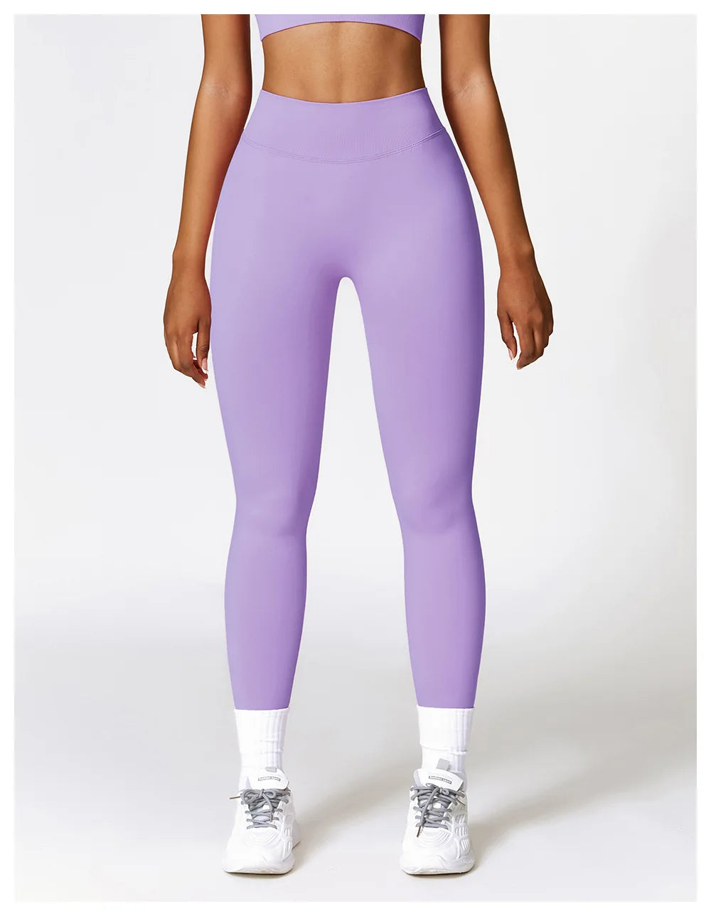 Women Athletic V Back Leggings Gym Outfit Fitness leggins Outdoor Yoga Pants Butt Lifting Sports Tights Nylon