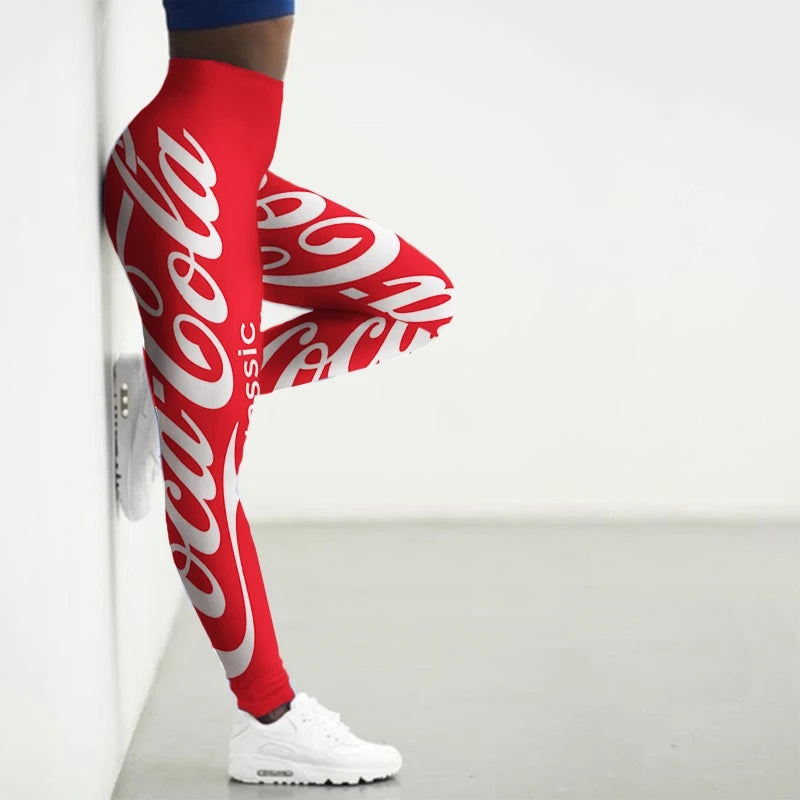 New Sports Leggings Women 3D High Waist Leggings Thin Fitness Pant Push Up Legging Sports Pants Gym Workout Tights