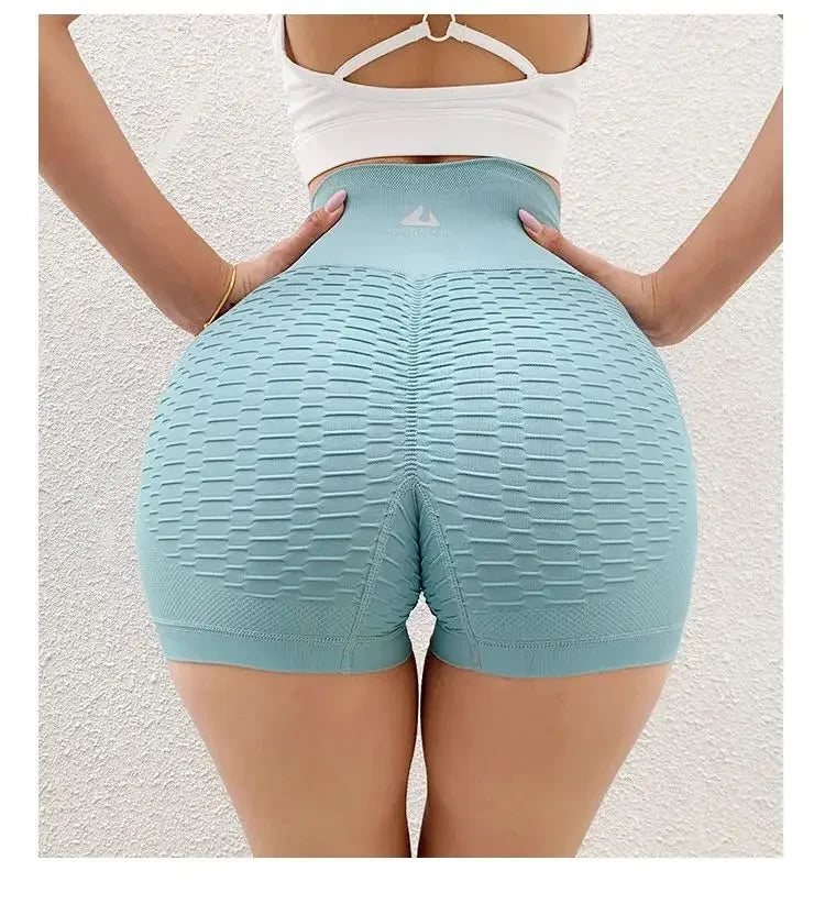 Women Sport Shorts High Waist Push Up Booty Workout Short Sexy Tummy Control Yoga Tights Seamless Fitness Hip Lifting Sportswear