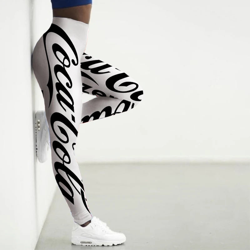 New Sports Leggings Women 3D High Waist Leggings Thin Fitness Pant Push Up Legging Sports Pants Gym Workout Tights