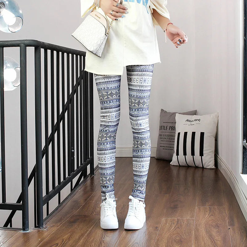 DOIAESKV Spring Autumn Fashion Leggings Sexy Casual Colorful Leg Warmer Fit Most Sizes Leggins Pants Trousers Women's Leggings