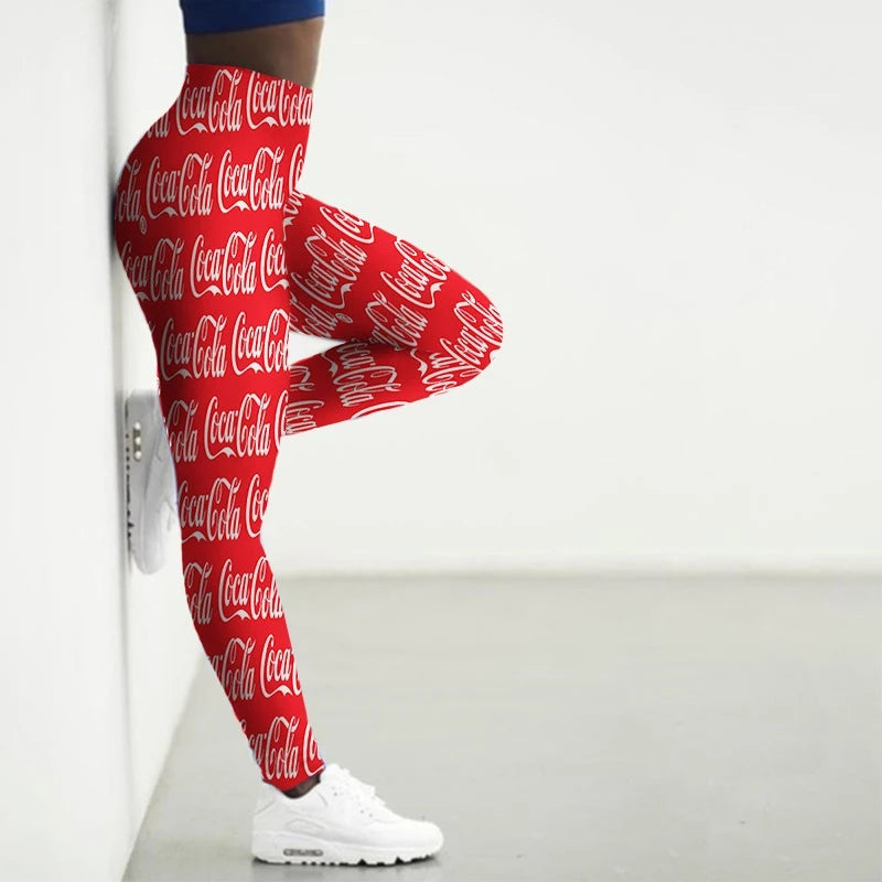 New Sports Leggings Women 3D High Waist Leggings Thin Fitness Pant Push Up Legging Sports Pants Gym Workout Tights
