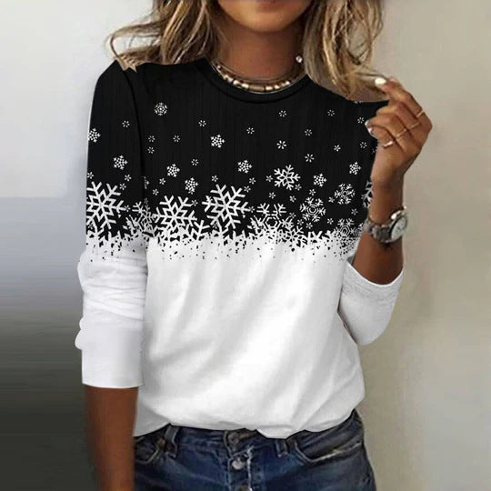 New Round Neck T-shirt With Long Sleeves Hoodie