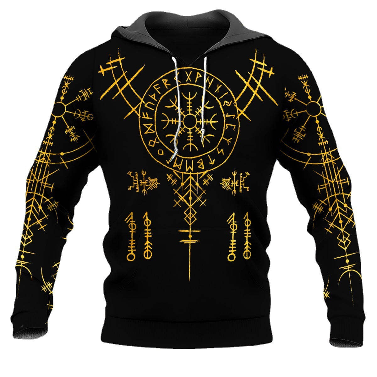 Viking Rune Tattoo Pattern European And American Men