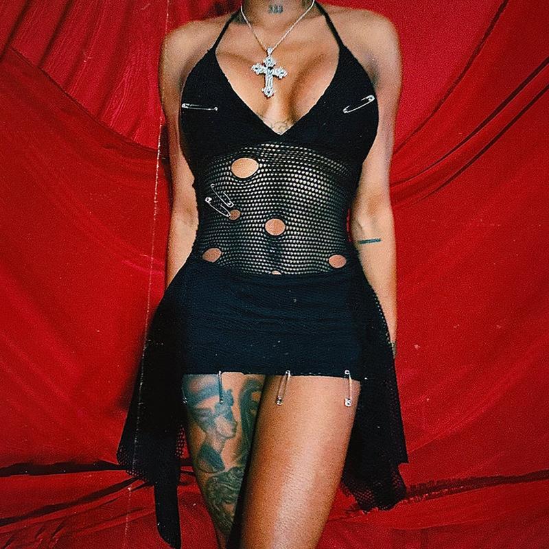 Sexy Cutout Slim Strap Dress