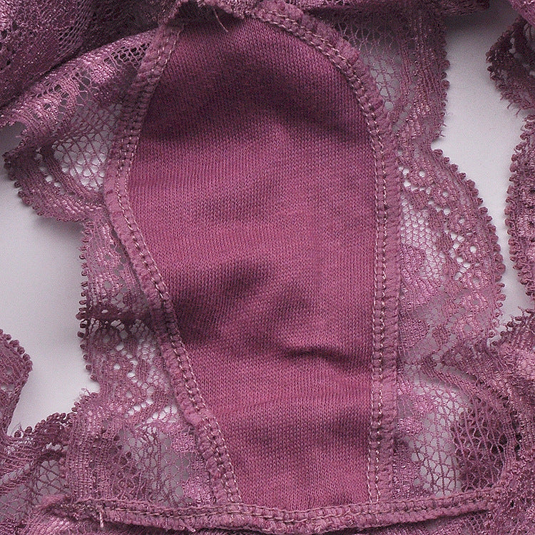 Seamless lace sexy hip breathable women's triangle briefs