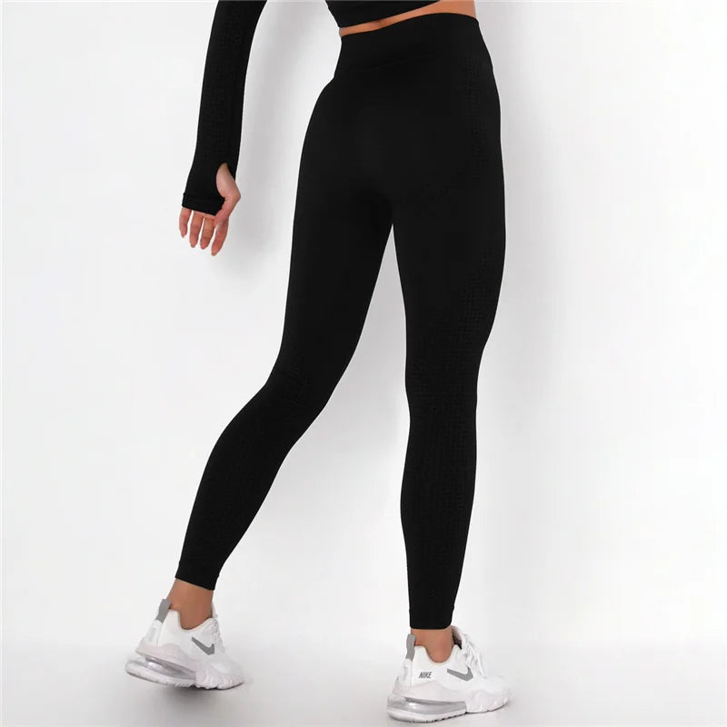 Rooftrellen 10%Spandex Seamless Leggings Women Fitness Leggings For Women Jeggings Sportswear Femme High Waist Exercise Leggings